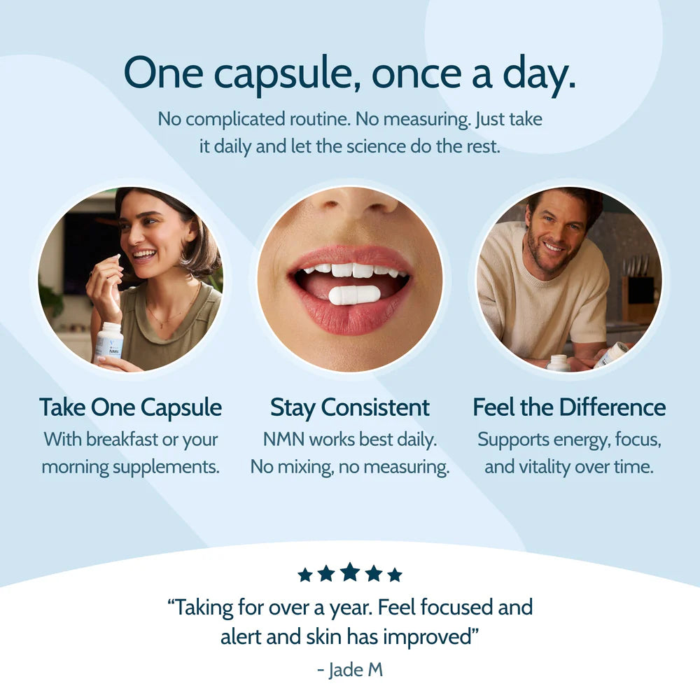 Pure NMN | 500mg Capsules